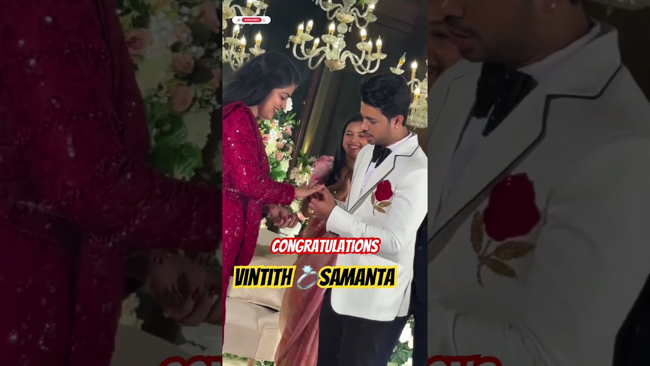 Congratulations ❤️vinith 💍 samanta😍#vinth#samanta #tulunadu #tulufilm #tulusongs #marriage