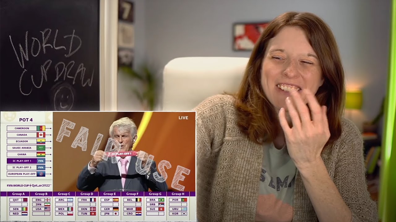American Reacts to the World Cup Draw for First Time | 2022