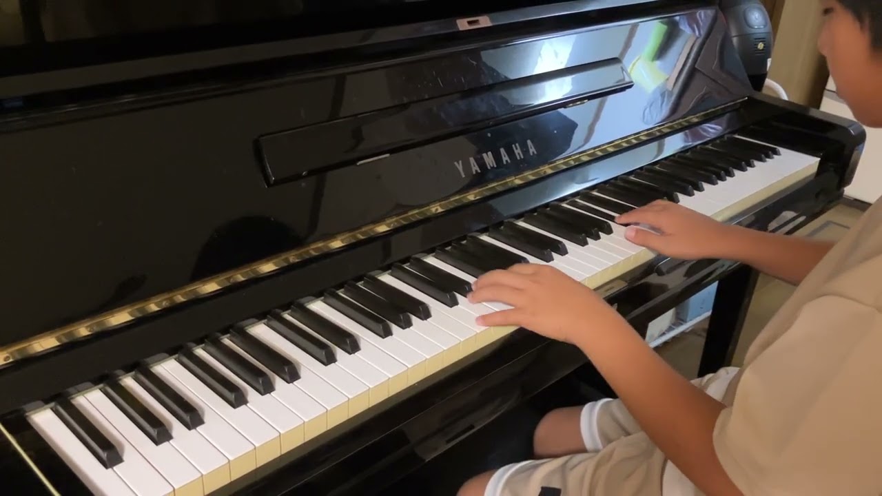 ピアノコンクール本選練習　ショパン作曲　ワルツ第７番　小学４年生
