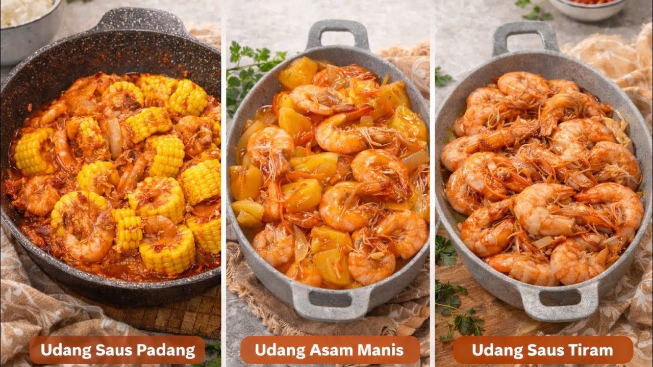 Bagaimana Cara Masak Udang Dalam 3 Menu Yang Berbeda