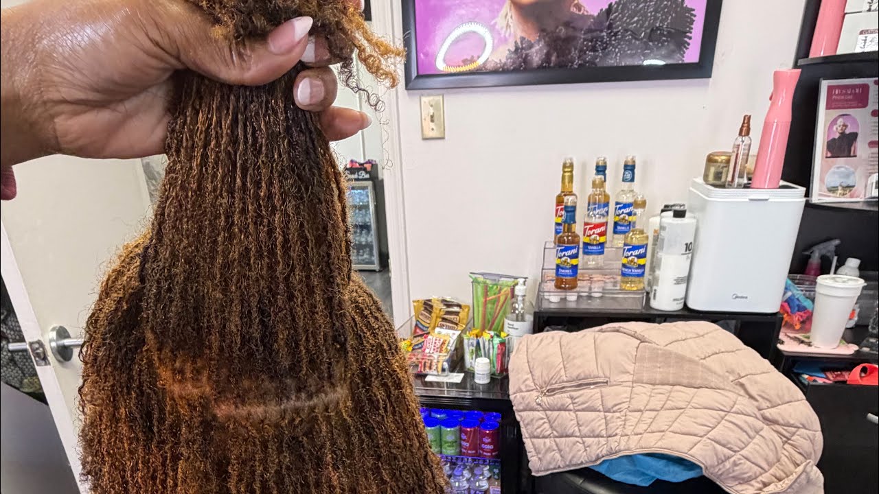 Come with me to get my hair dyed for my Sisterlocks journey 👱🏾‍♀️✨ 