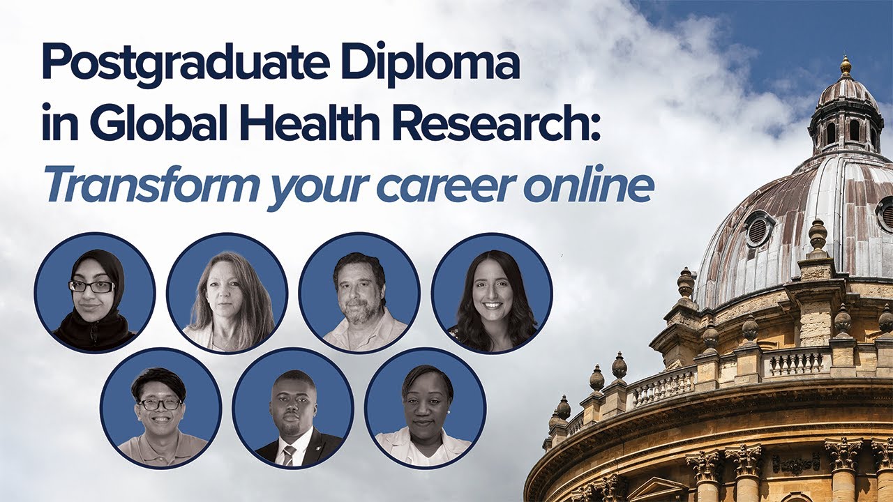 Postgraduate Diploma in Global Health Research: Transform your career online