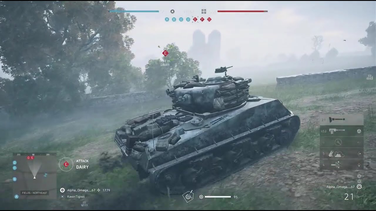 Battlefield V Sherman Commander Stalks German Panzers On Panzerstorm