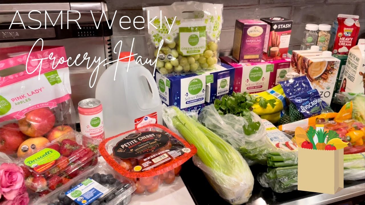 ASMR Weekly Grocery Haul