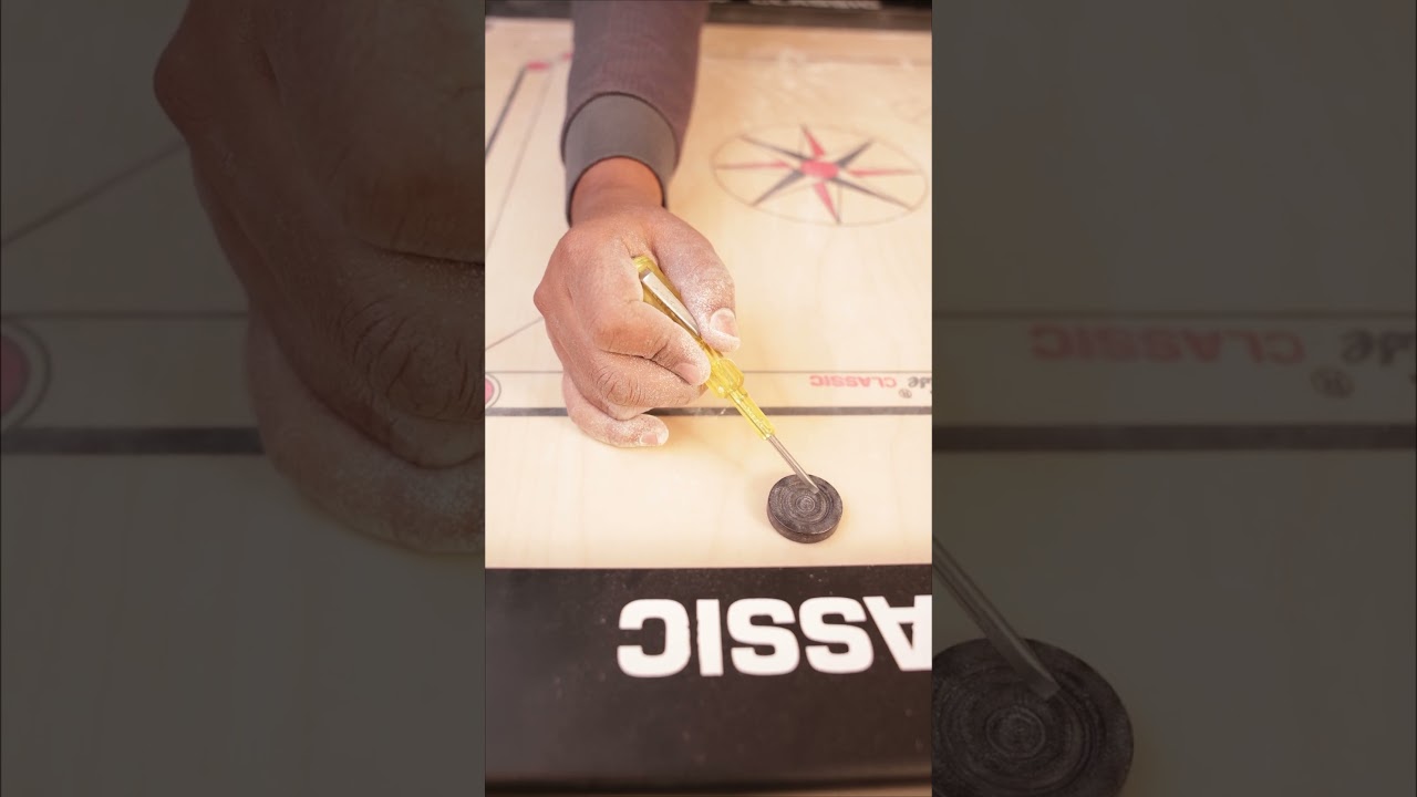 How to play DOUBLE TOUCH Shot in Carrom