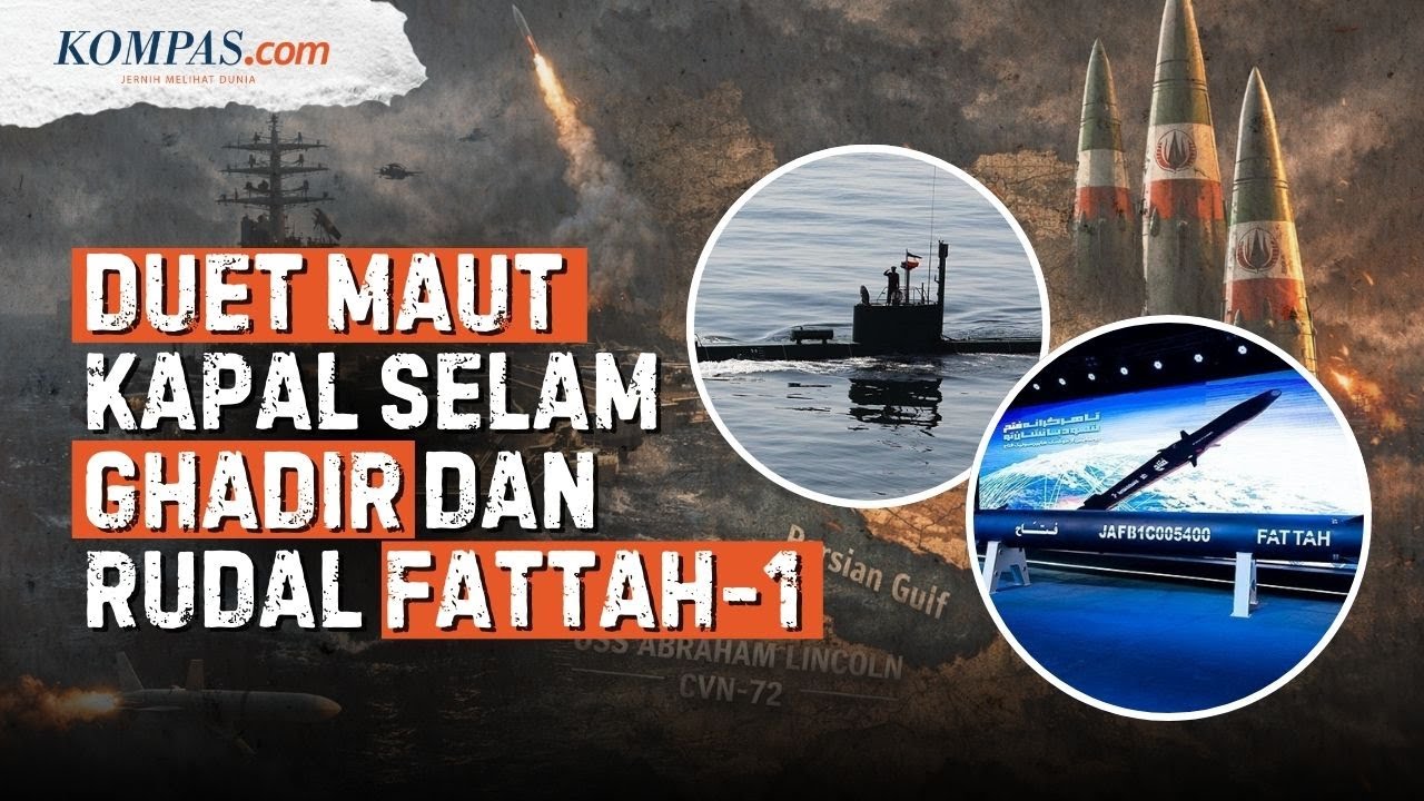 Kapal Selam Ghadir-Rudal Fattah Iran: Taktik 