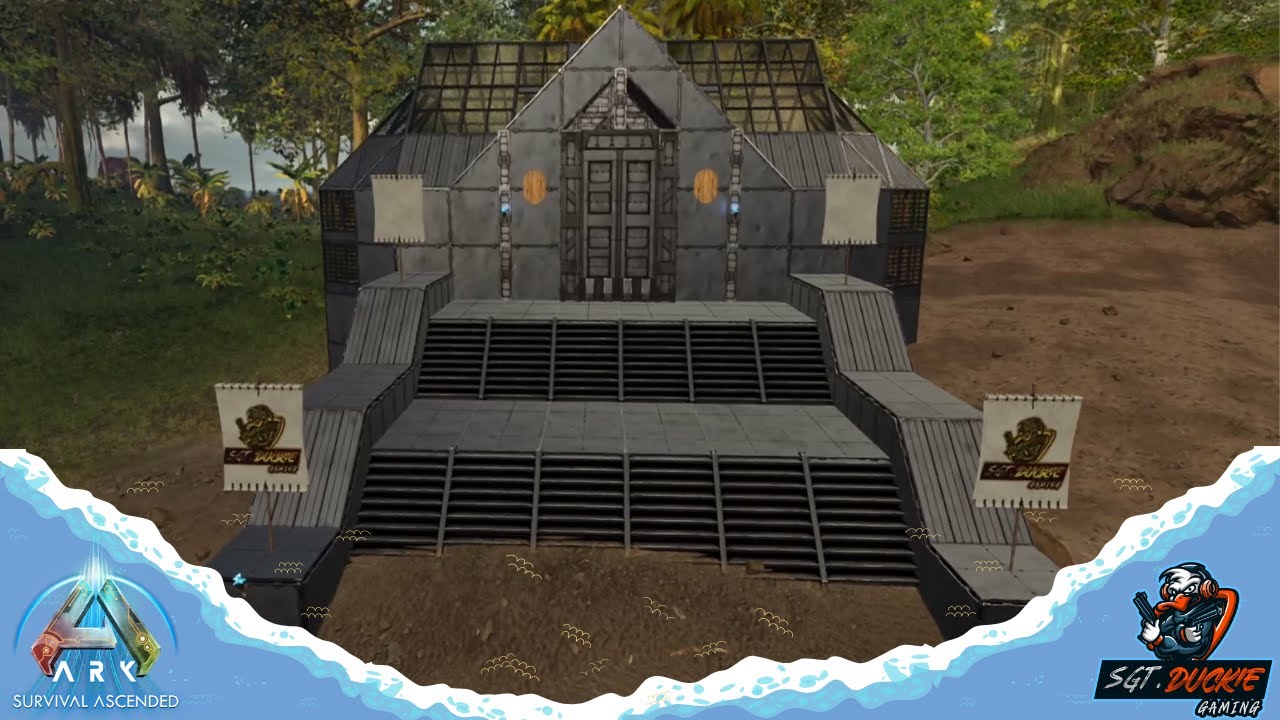 Building an Artifact and Trophy Room - Ark Survival Ascended
