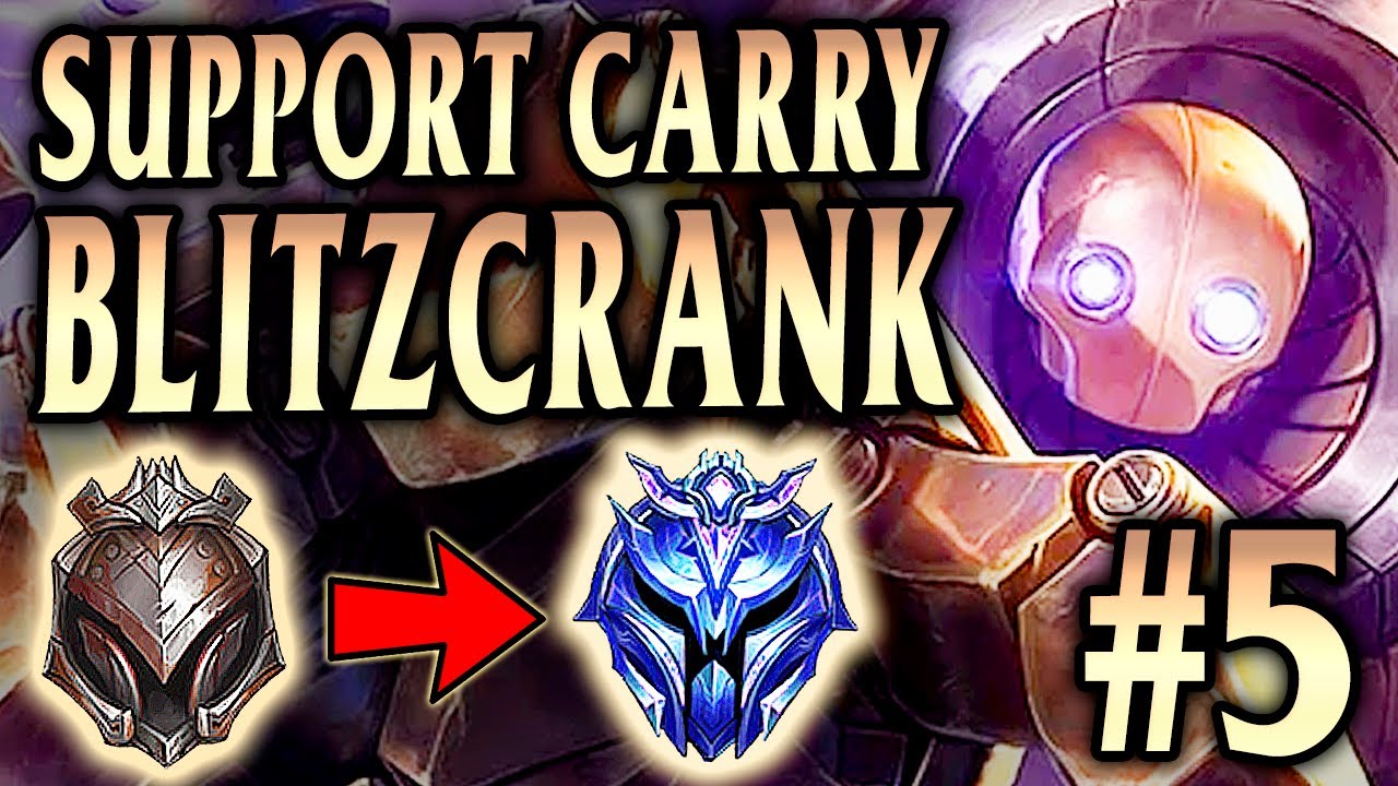 Blitzcrank Support Carry! IRON 4 0LP to Diamond Episode #5! - League of Legends Season 11