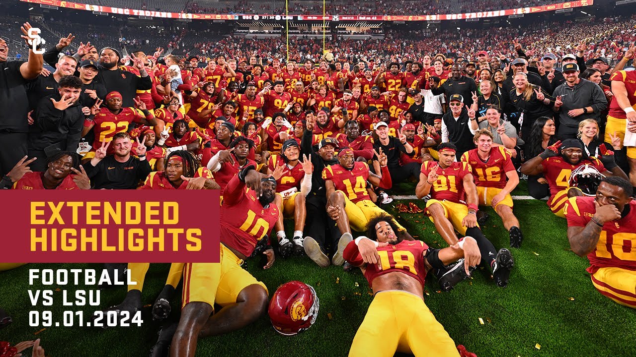 Extended Highlights: USC 27, LSU 20 (9/2/24)