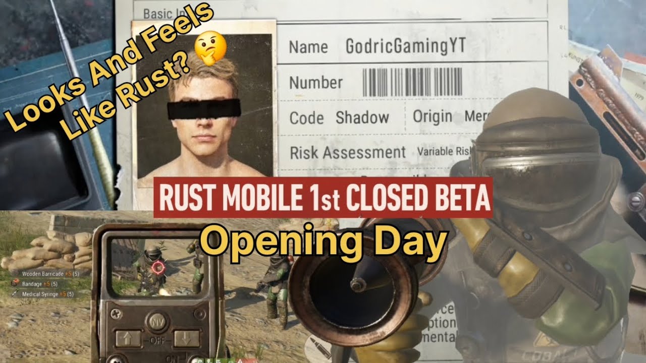 This Went Better Then I Expected! | Rust Mobile Closed Beta Test (Android/IOS)