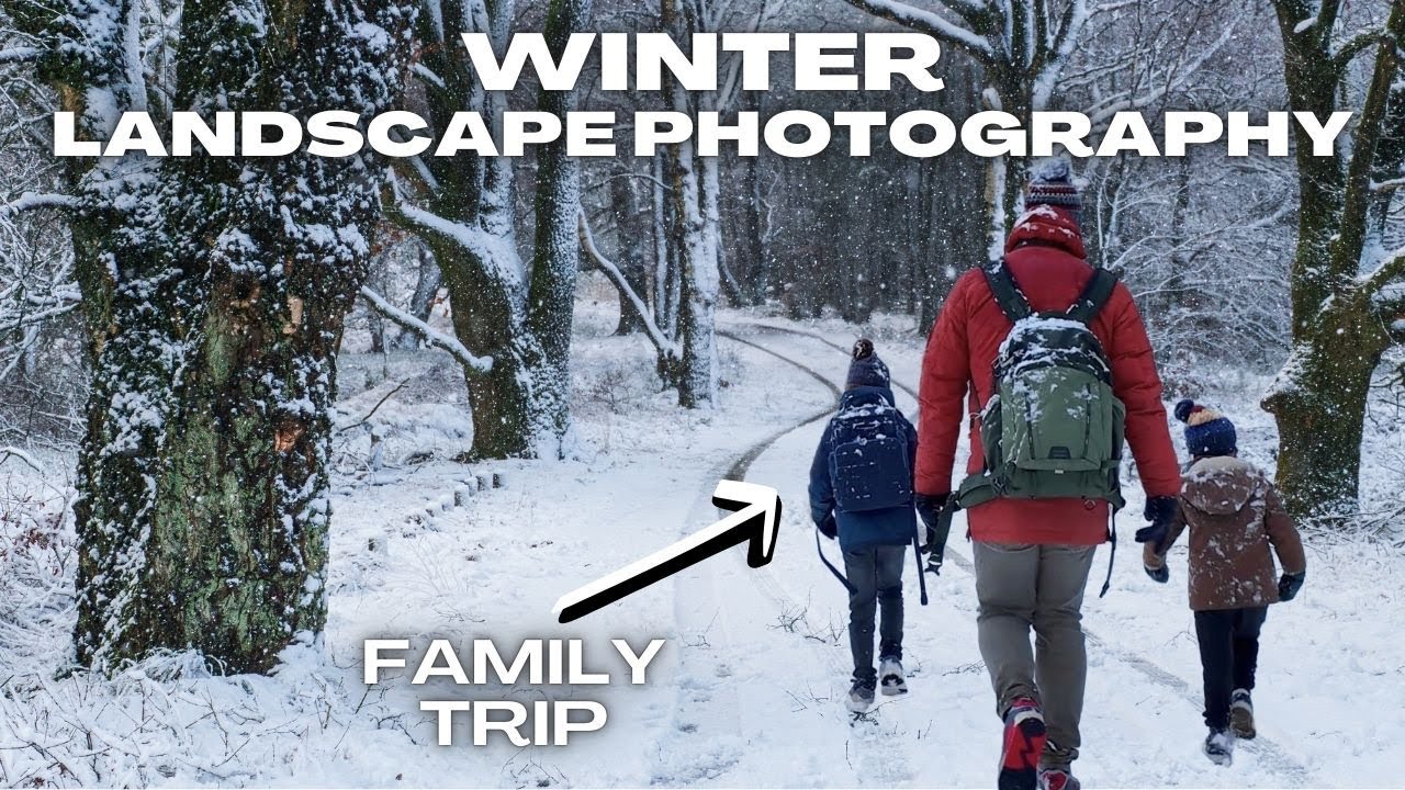 Winter Landscape Photography Trip With My Two Boys Was Amazing! OM-1 MKII M43