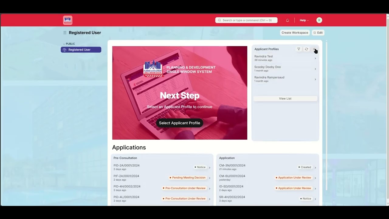How to Submit a Single Window Full Application