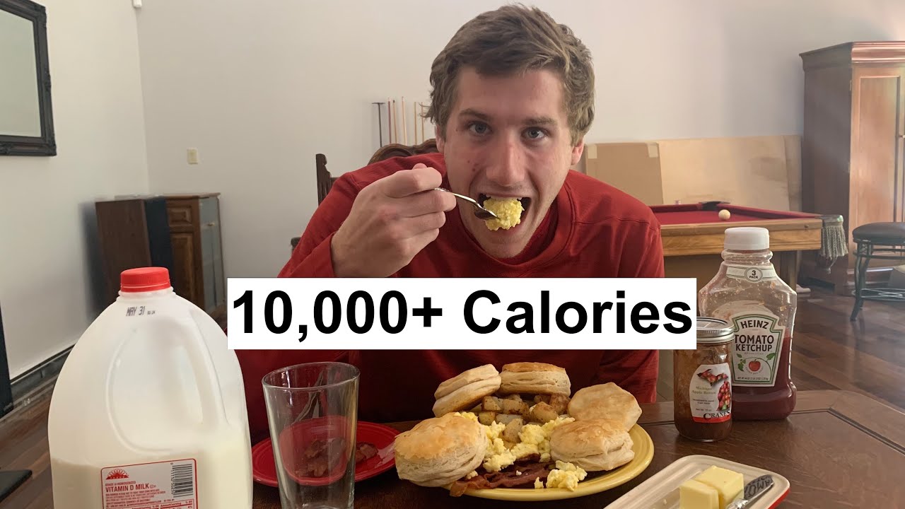 Everything I Eat in a Day (Swimmer) 10,259 Calories