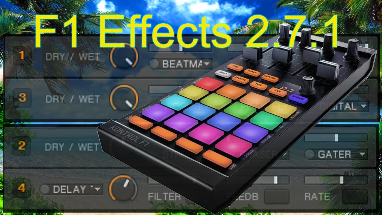 F1 Effects mapping for Traktor