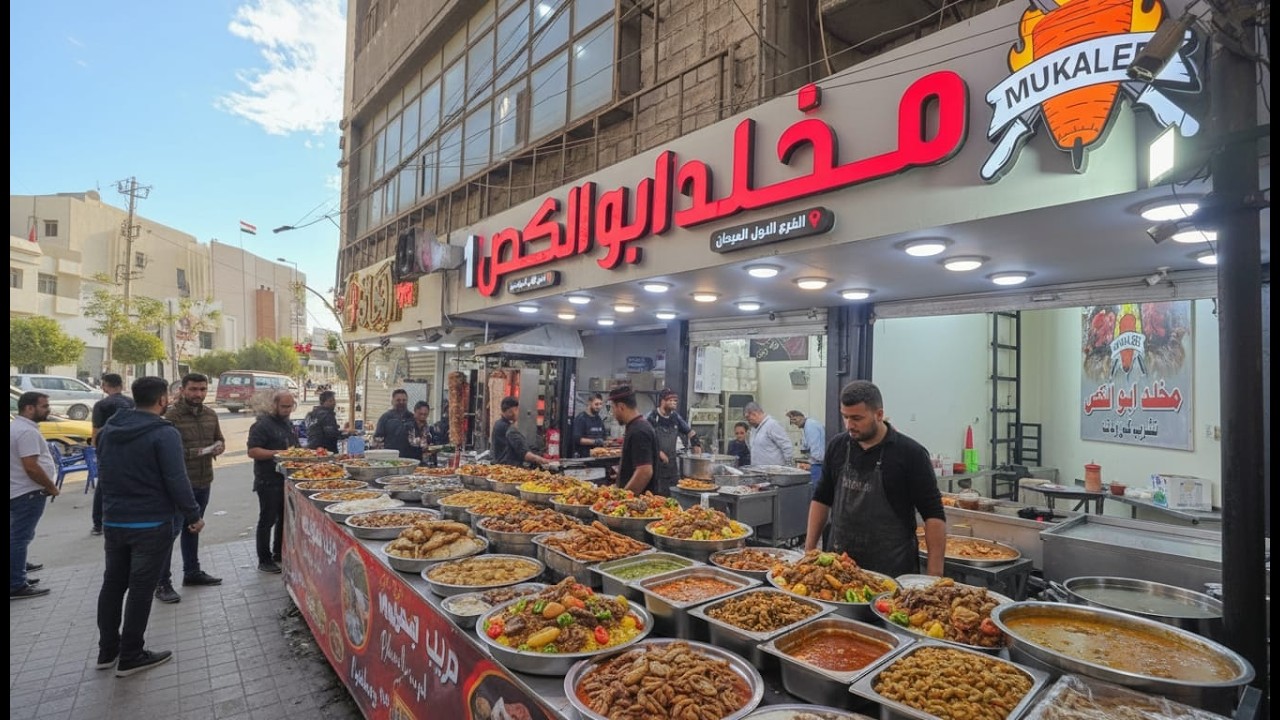 طعام الشارع العراقي رائع للغاية! (جولة ليلية في الموصل) | 💵 تناول الطعام مقابل 5 دولارات في الموصل