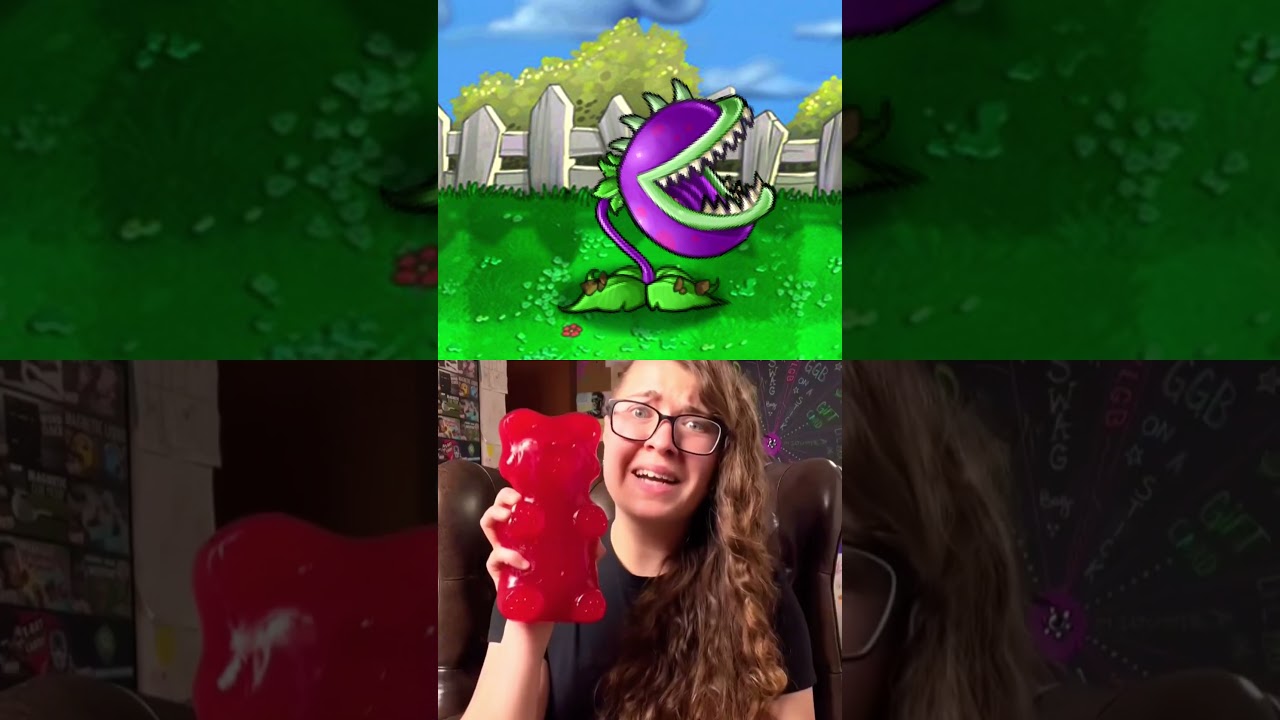 Want a Gummy Bear? #3 w/ Giant Chomper (PVZ) #pvz #plantsvszombies
