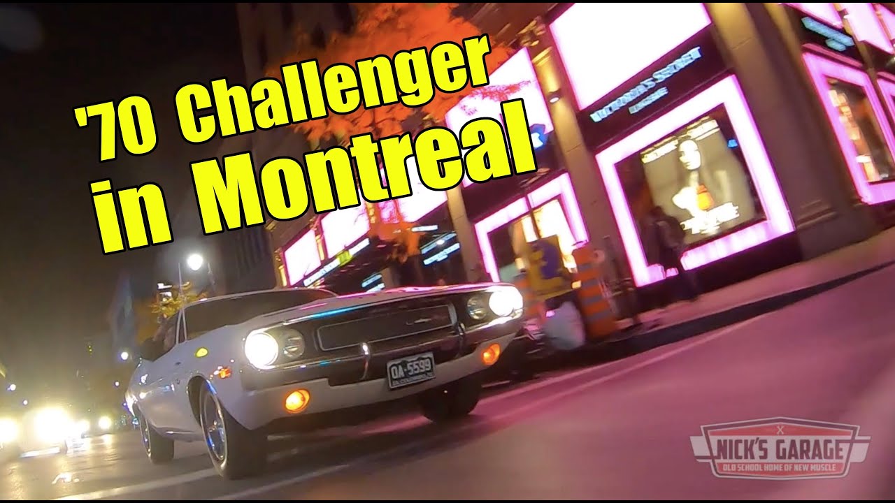 Tour of Montreal in a 1970 Dodge Challenger - Hot Road Test