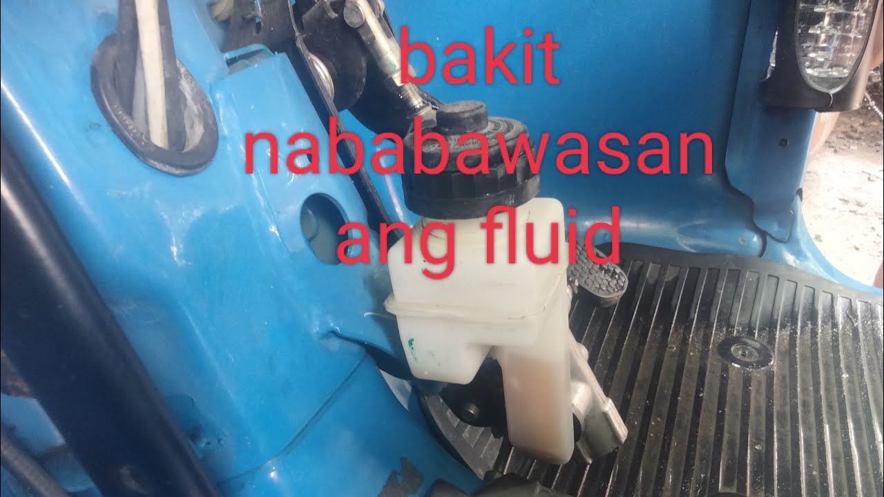 dahilan kung bakit nababawasan brake fluid#bajaj re@michelle Estrada