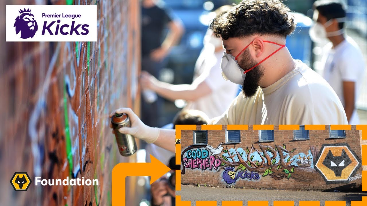 Producer S-X helps #PLKicks kids TRANSFORM the Good Shepherd! 🎨
