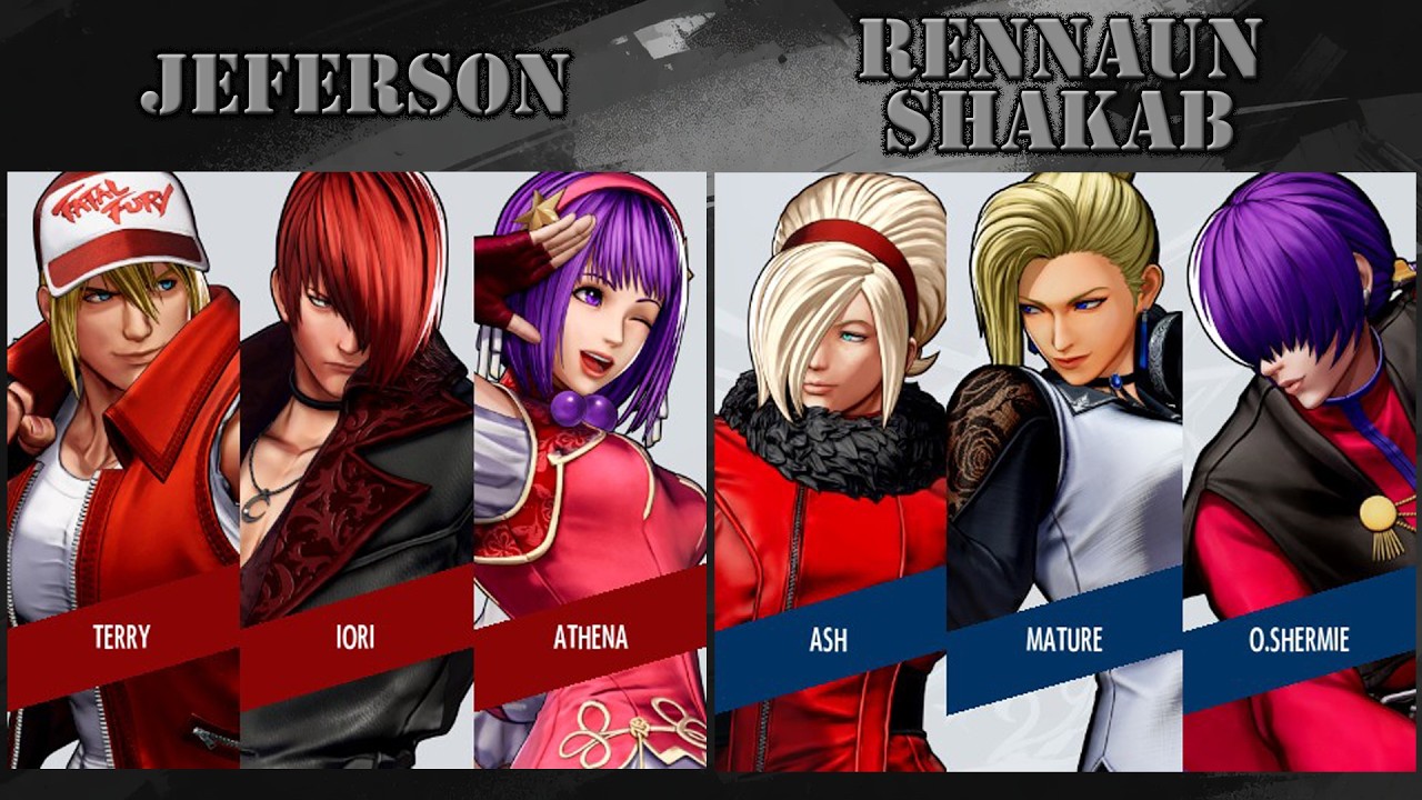 TERRY, IORI, ATHENA ⚡ JEFERSON VS RENNAUNSHAKAB ⚡ ASH, MATURE, O. SHERMIE | THE KING OF FIGHTERS XV