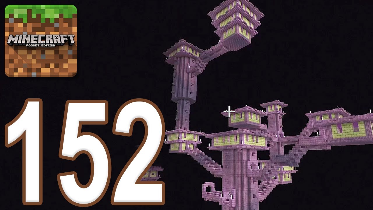 Minecraft Bedrock Survival - Gameplay Walkthrough Part 152 - End City (iOS, Android)