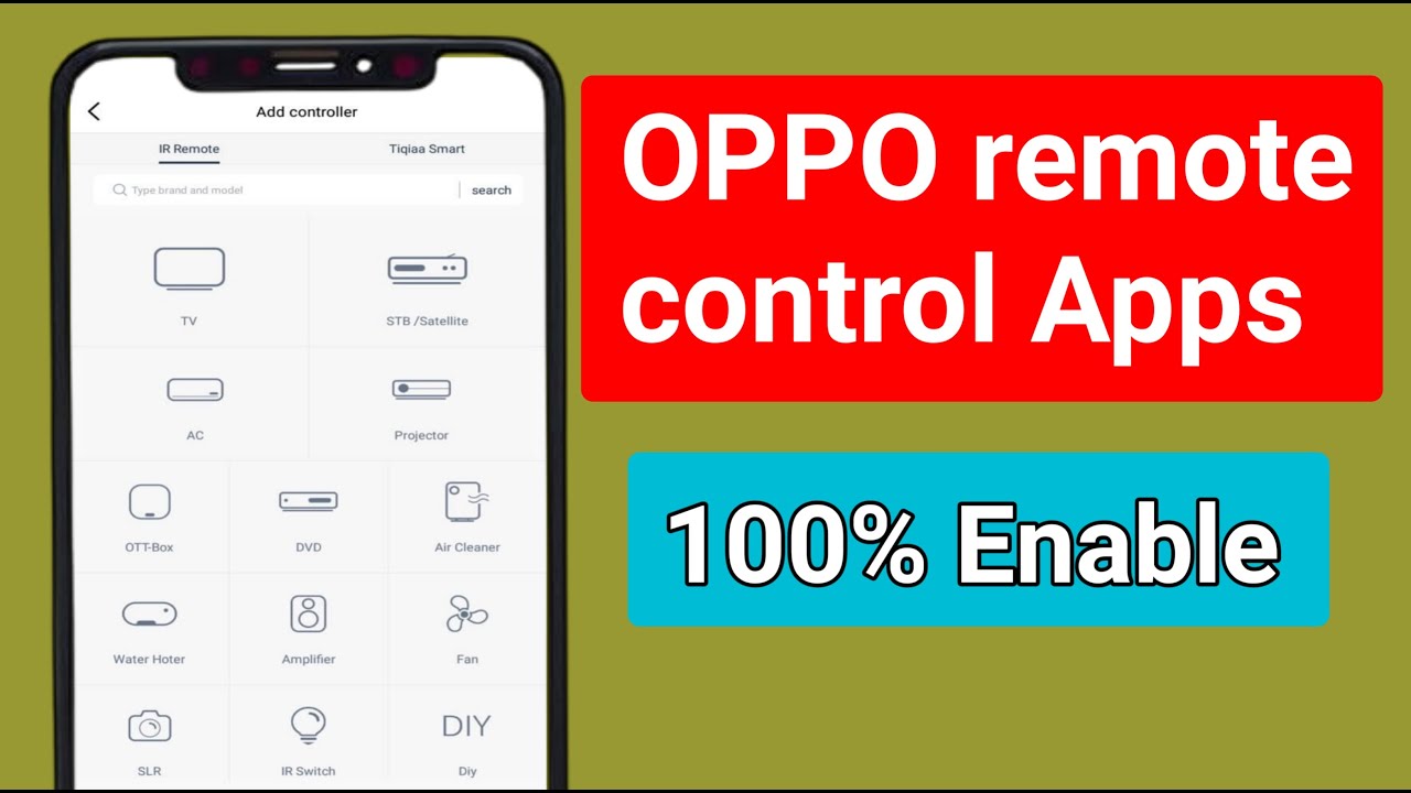 Remote Control Apps in OPPO Mobile.How to use or enable remote control apps on Oppo mobile