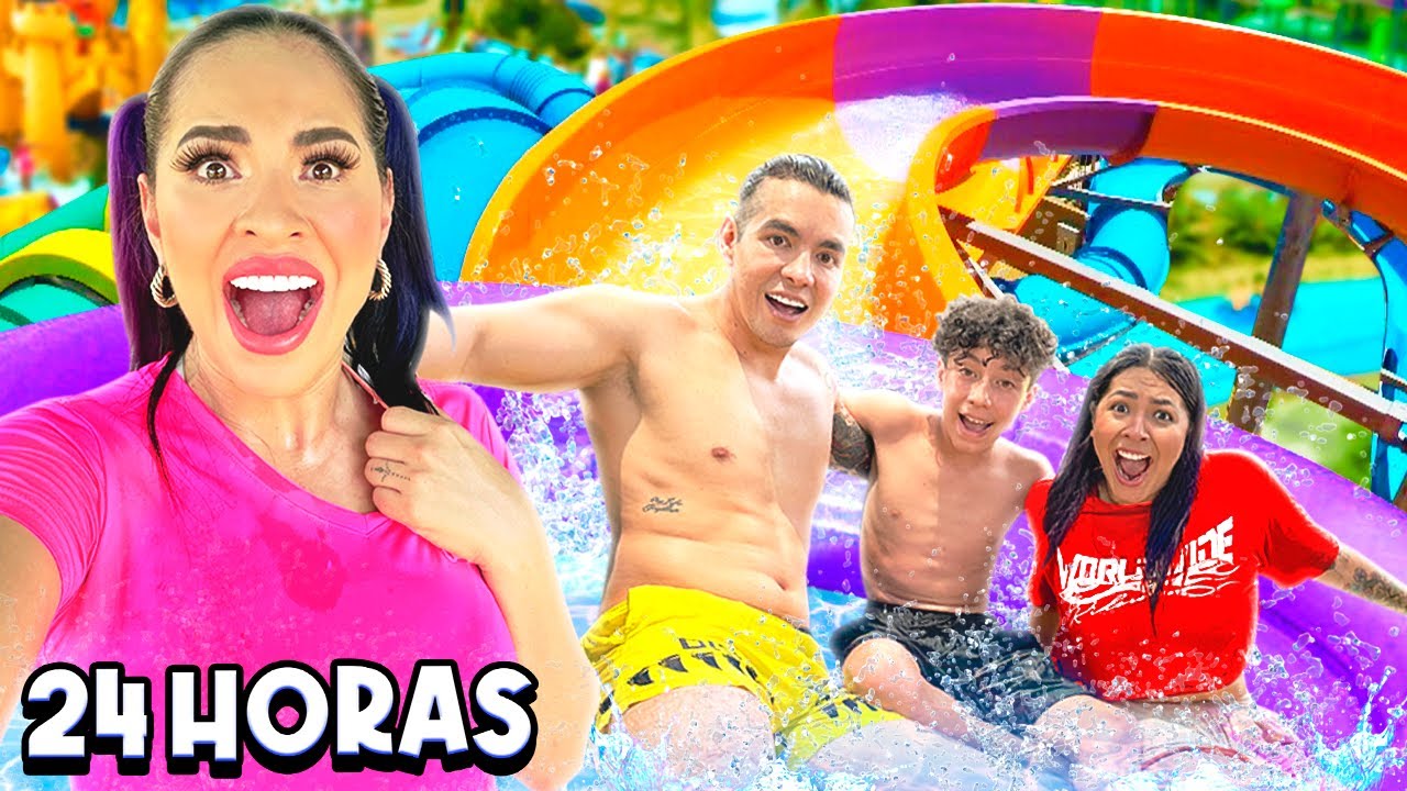 24 HORAS EN UN PARQUE ACU&Aacute;TICO con todo el team Karmas 🏊🏼&zwj;♀️🤩 | Karla Bustillos