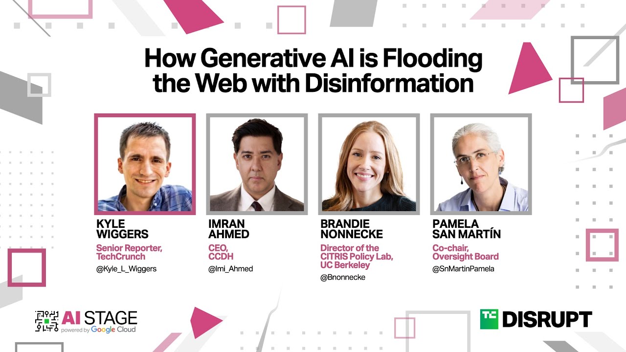 How Generative AI Is flooding the web with deepfakes and disinformation | TechCrunch Disrupt 2024