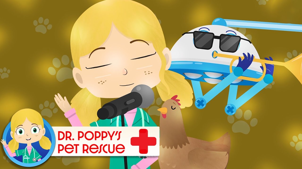 Egg Shape Song 🥚| Doctor Poppy - Animals For Kids | Cartoon Animals