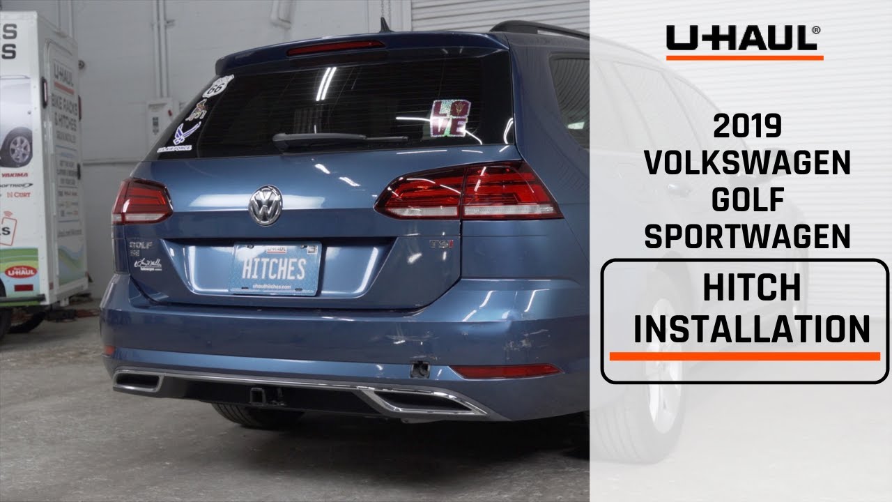 2019 Volkswagen Golf SportWagen Trailer Hitch Installation