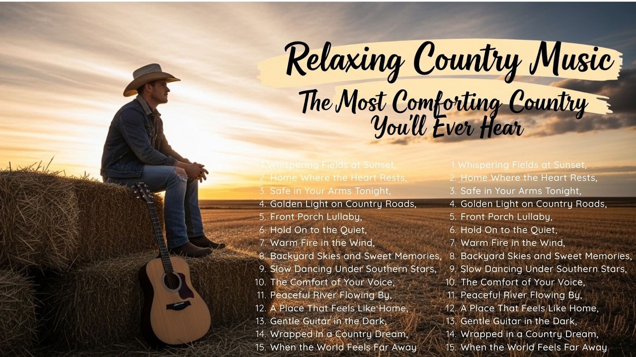 Relaxing Country Music 26 🎵 | The Most Comforting Country Songs You'll Ever Hear