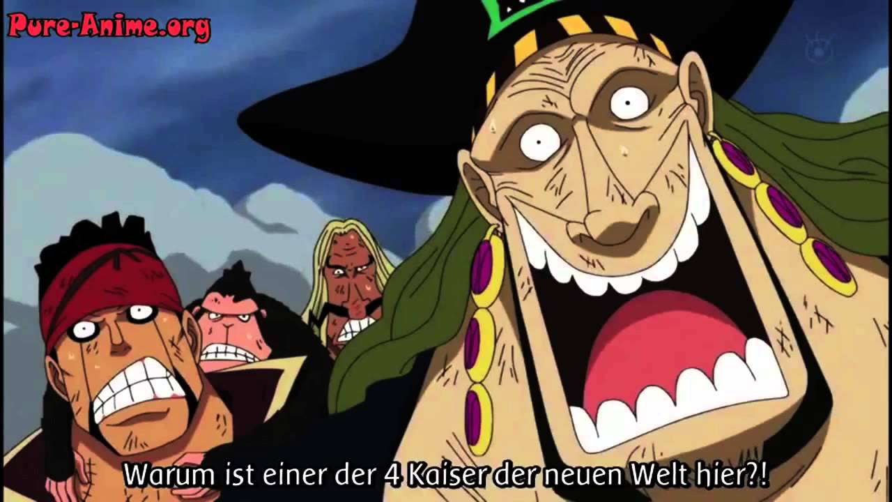 One Piece  Shanks VS Admiral Akainu HD Episode 489 ) Ger Sub
