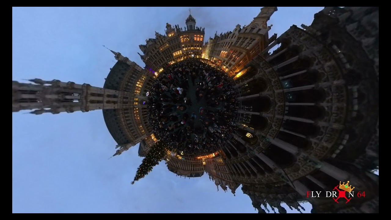BRUSELAS GRAN PLAZA VIDEOMAPING 2025 NAVIDAD