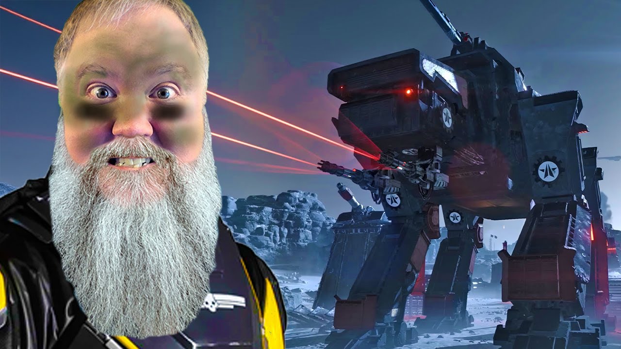 50 year old Helldiver Commando vs Automaton horde