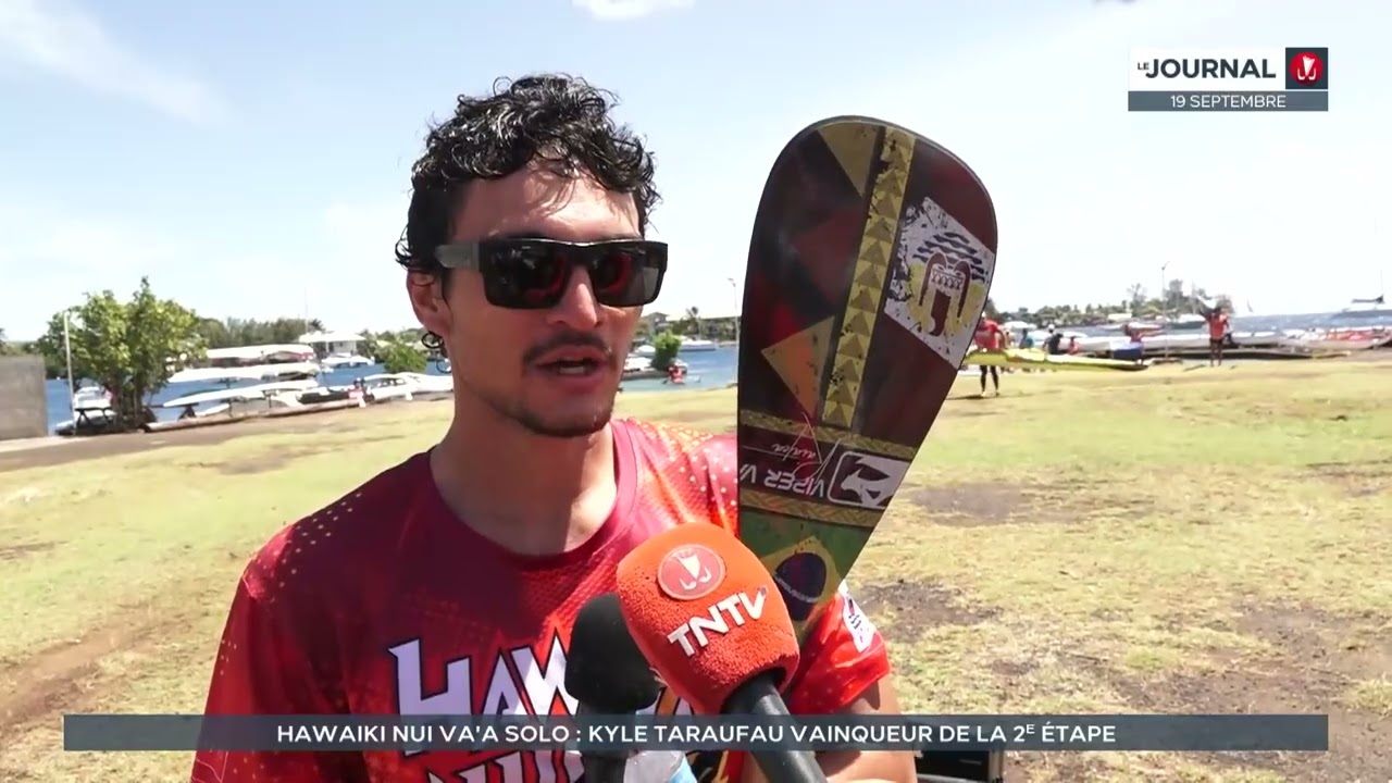 Hawaiki Nui va’a solo : Kyle Taraufau vainqueur de la deuxième étape