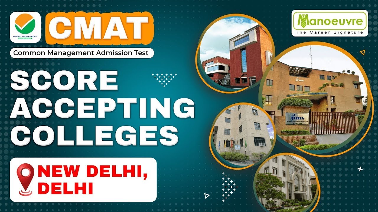 CMAT - Score Accepting Colleges In Delhi | Fees | Placements | Packages | Must Watch