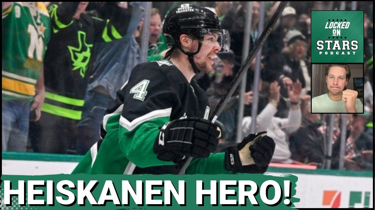 RESILIENT: Dallas Stars Rally for Dramatic Win as Miro Heiskanen DELIVERS Overtime Winner over Hawks