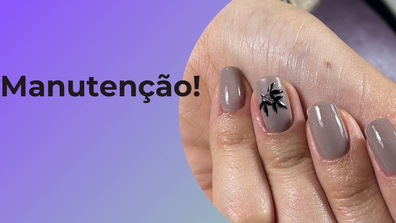 Manutenção da esmaltação em gel de 5 semanas!