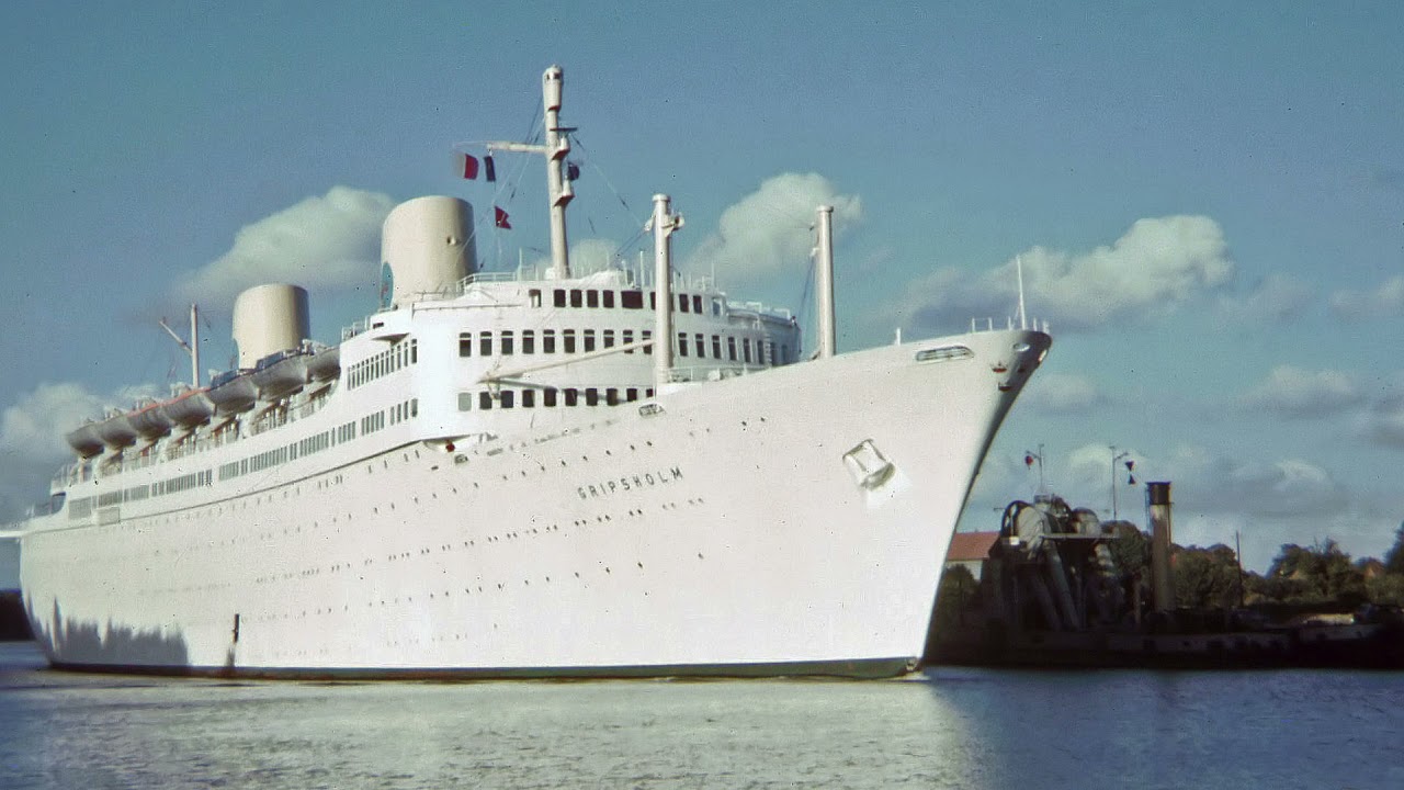 Schiffsverkehr auf dem Nord-Ostsee-Kanal 1965