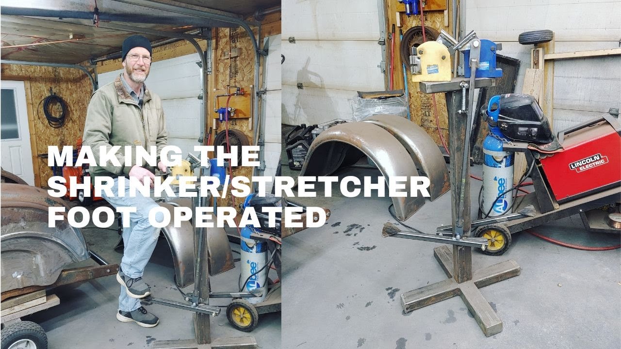 Shrinker Stretcher converted to foot operated