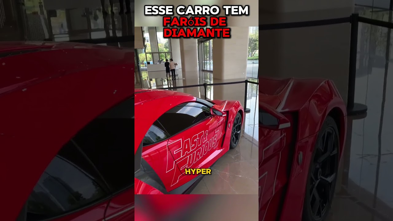 O Carro que tem Far&oacute;is de Diamante!