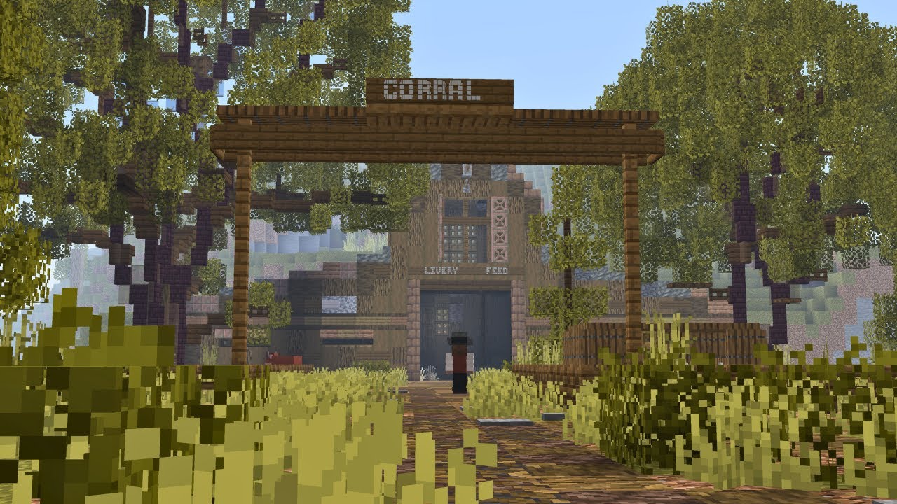 A Wild West Barn for my Minecraft Storage
