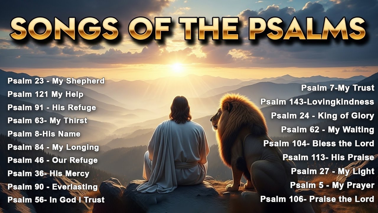 1 Hour of Psalms Music to Soothe the Soul | Peaceful Worship for Rest & Prayer