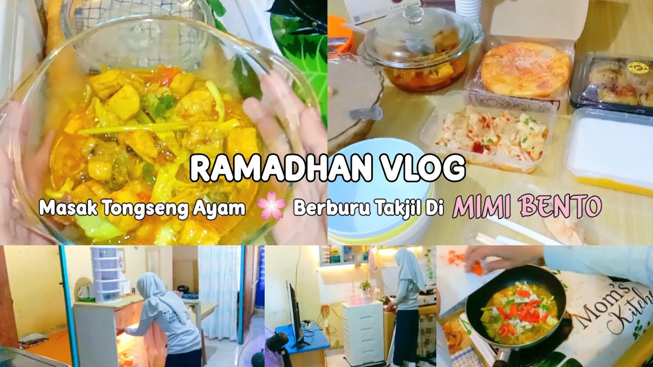 Ramadhan Vlog🌙RUTINITAS DIBLN PUASA🍃 WAKTU MENJELANG MAGRIB , MASAK KILAT TONGSENG AYAM🍃WAR TAKJIL