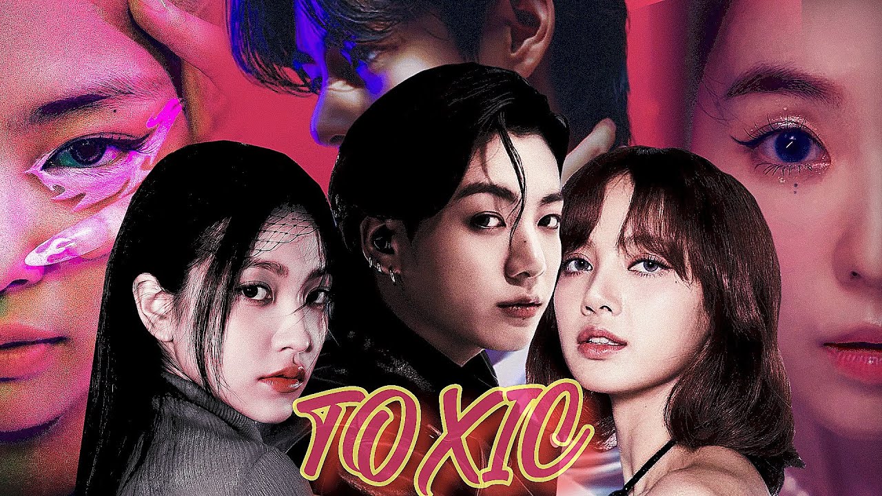 blackpink ⚬ bts ⚬ red velvet - toxic (bad romance au)