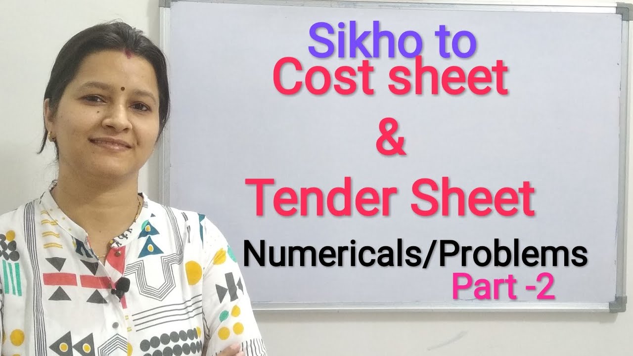 Tender Sheet Part-2