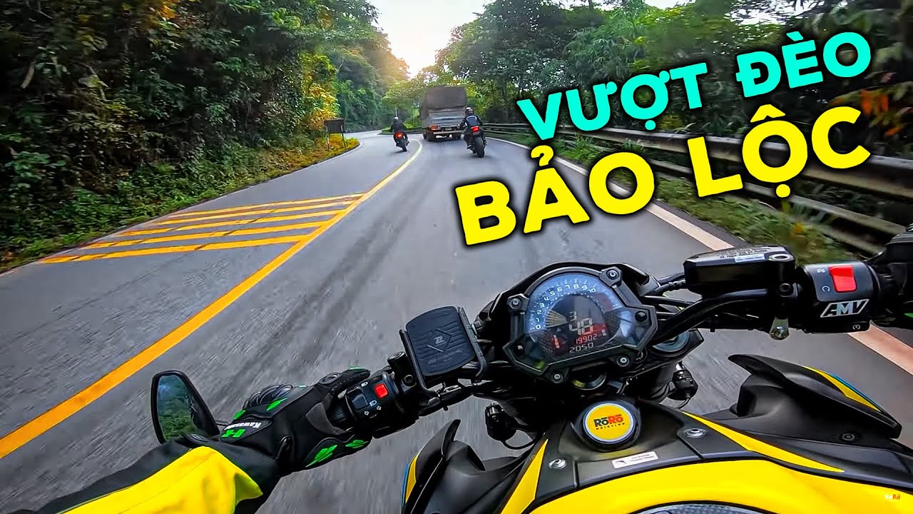 6 giờ sáng Vượt Đèo BẢO LỘC - Z900 & Ducati SCRAMBLER & GS1250