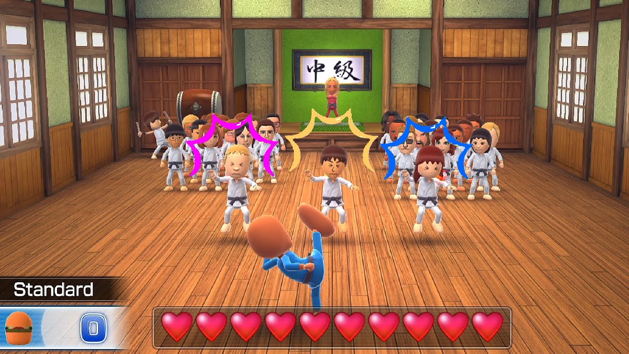 Wii Party U Dojo Domination gameplay ( Standard Difficulty ) 도장깨기 | WiiパーティーU チャレンジ道場中級で遊ぶ