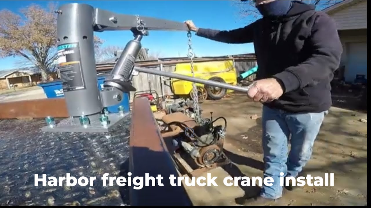 The TRUTH About Harbor Freight's Truck Crane Installation