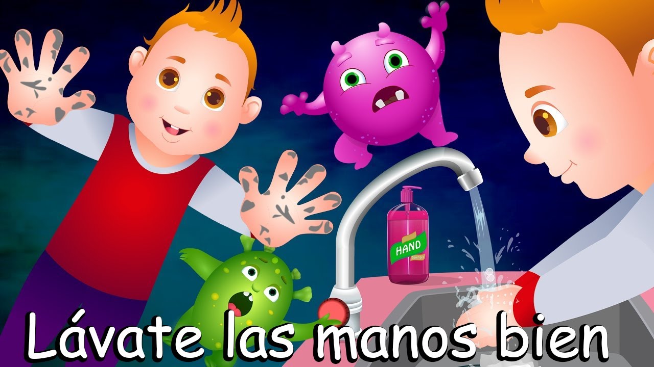 Lávate Lávate Lávate Las Manos (Wash, Wash Your Hands) | Canciones infantiles en Español | ChuChu TV